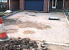 DURING - New base for Block Paved Drive - Click image to enlarge it.
