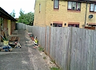 BEFORE - Old Featheredge - Click image to enlarge it.