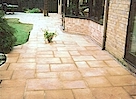 AFTER - New Flag Stone Paving - Click image to enlarge it.