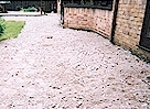 DURING - New base for Flag Stone Paving - Click image to enlarge it.